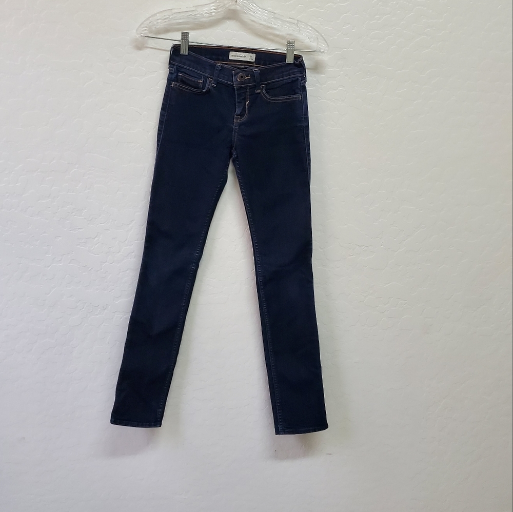 Abercrombie & Fitch Kids Jeans Size 14 Slim Skinny Denim Dark Wash Girl